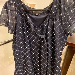 Professional Navy Blue Top